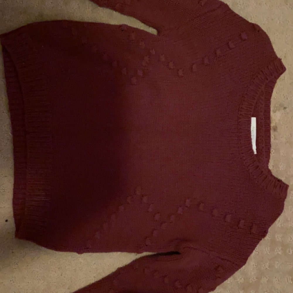 Maroon sweater
